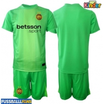 Inter Milan Torwart 3rd trikot Kinder 2025-26 Kurzarm (+ Kurze Hosen)